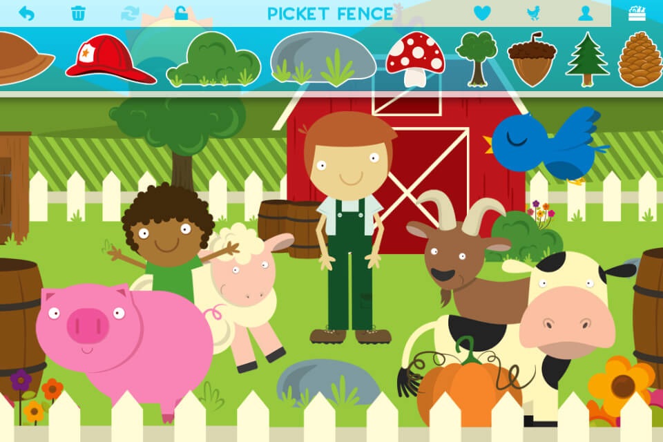 Farm Story Maker Activity Game for Kids and Toddlers Premium screenshot 2