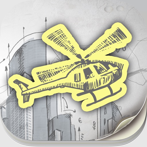 City Clash -  Paper Helicopter Battle iOS App