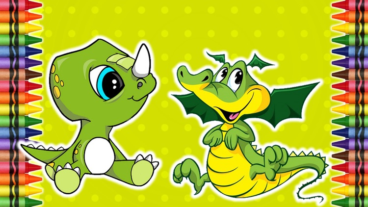 Coloring Book Dinosaurs