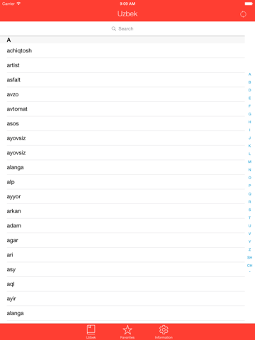 Screenshot #5 pour Polish-Uzbek Free Dictionary