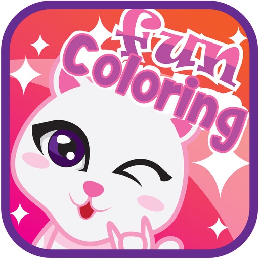 cartoon coloring page and book for kid iOS App