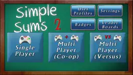 Game screenshot Simple Sums 2 - Free Multiplayer Maths Game mod apk