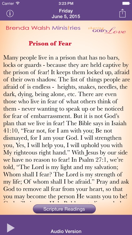 Brenda Walsh - Sharing God's Love