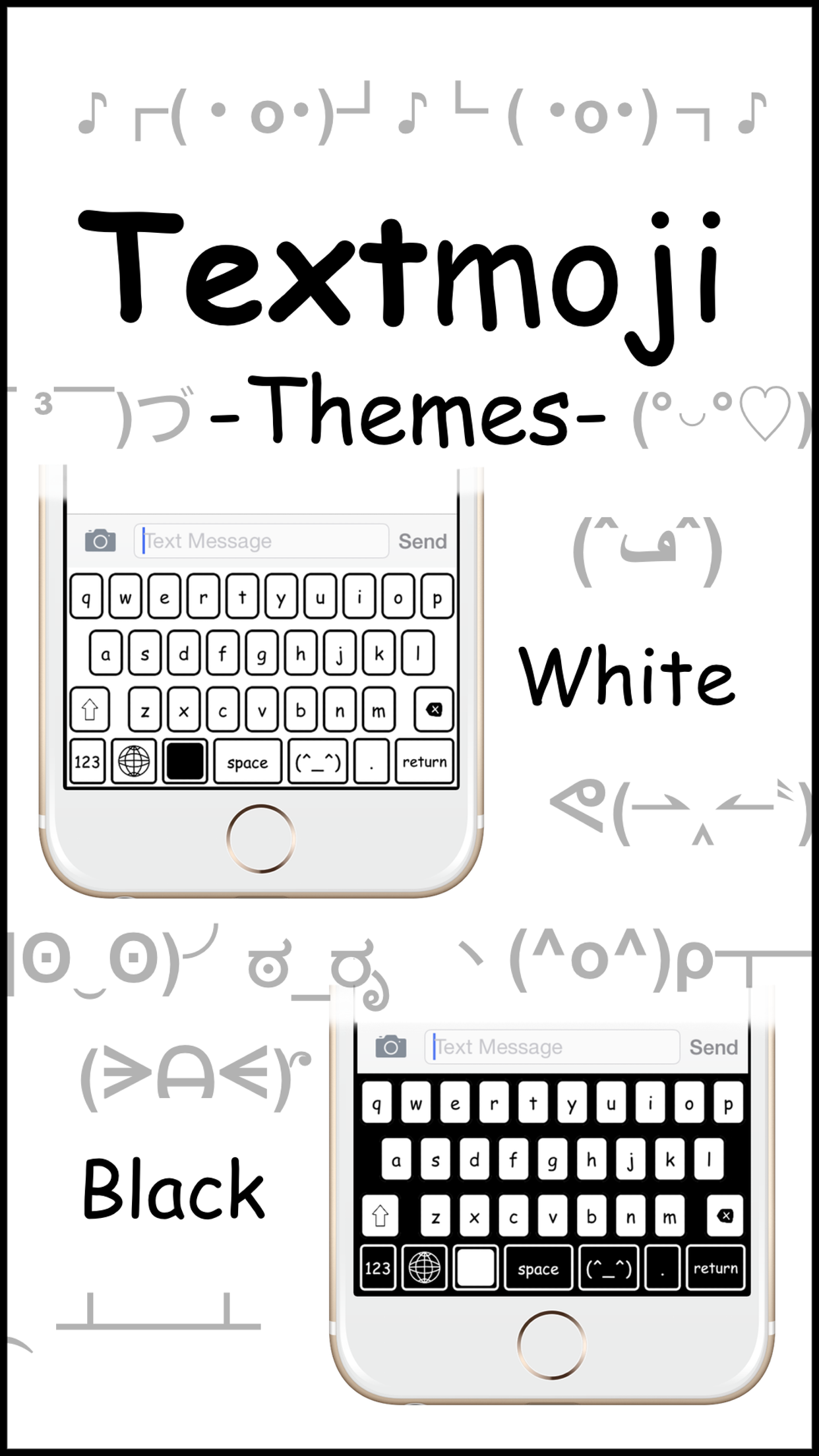 Textmoji ⊂(◕‿◕⊂)