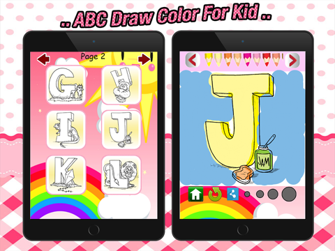 ! ABC Draw Color For Kid - step imagination by your iPad screenshot 2 - Entertainment app