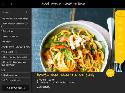 Screenshot #6 pour One Pot Pasta - die besten Rezepte aus einem Topf