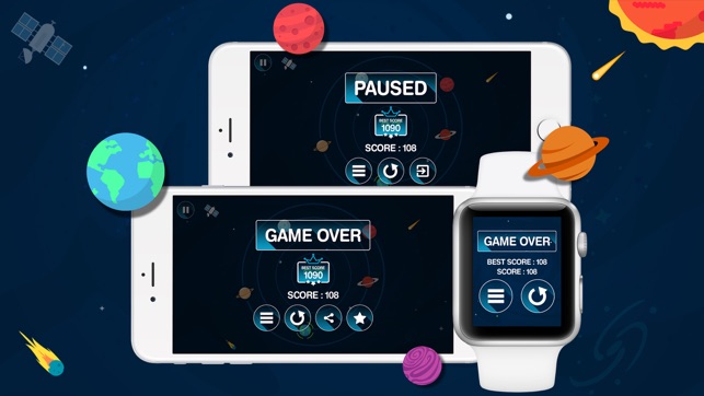 Orbits - 3D Touch and Apple Watch Game(圖4)-速報App