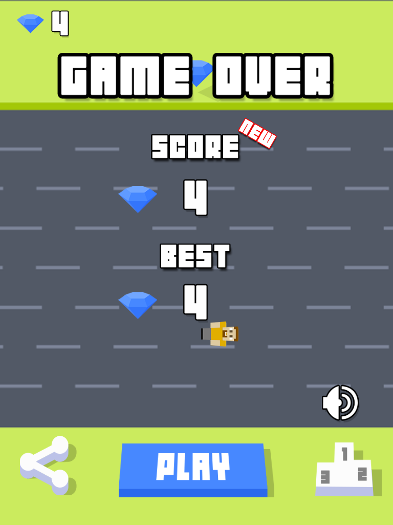 Cross Road Don't Crash 3D - Endless Arcade Hero