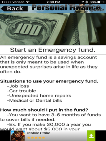 Screenshot #4 pour Personal Finance Guide Plus