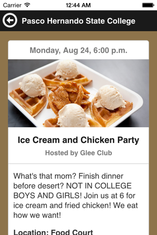 Pasco Hernando State College Events screenshot 3