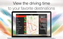 Arrival - GPS driving assistant: ETA, travel time and directions to your favorite locations iPhone image 1