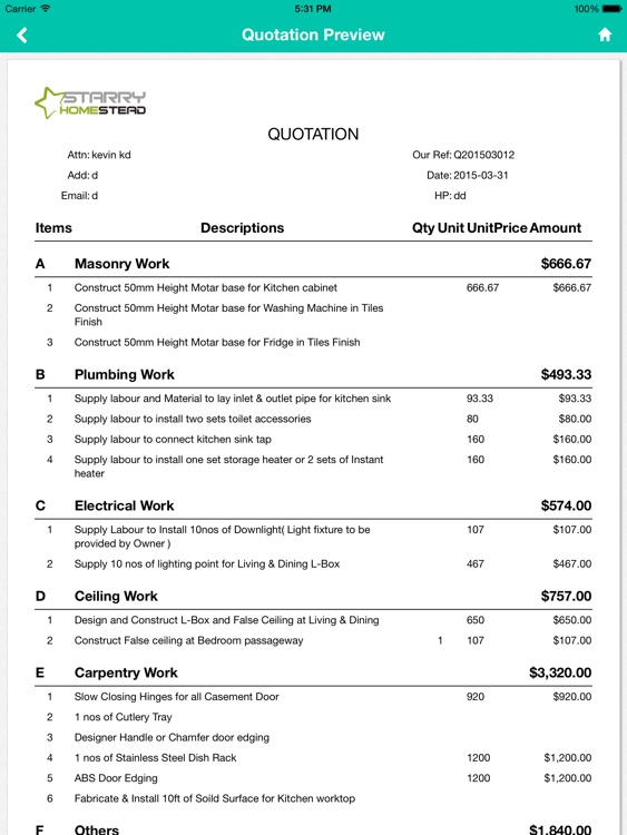 Starry Homestead Sales Orders Automation screenshot-3