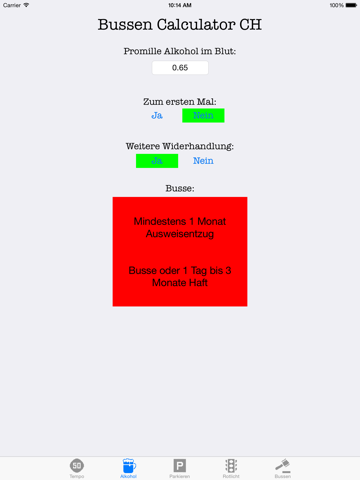 Screenshot #5 pour Bussen Calculator CH