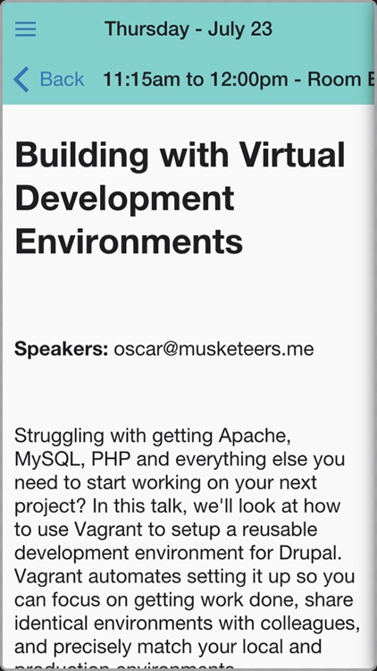 2015 JBS Drupal GovCon Schedule App screenshot-3