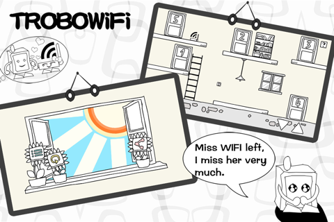 TROBO WIFI-a puzzle game about wifi screenshot 3