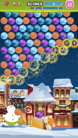 Winter Wonders Deluxe - New Bubble Shooter Mania Free Puzzleのおすすめ画像4