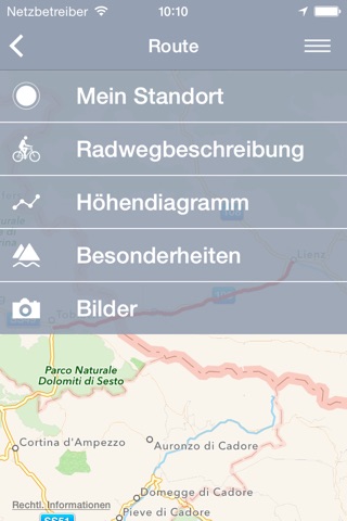 Radweg SanCandido-Lienz screenshot 2