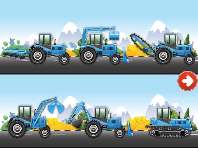 Animated puzzles tractor screenshot-3