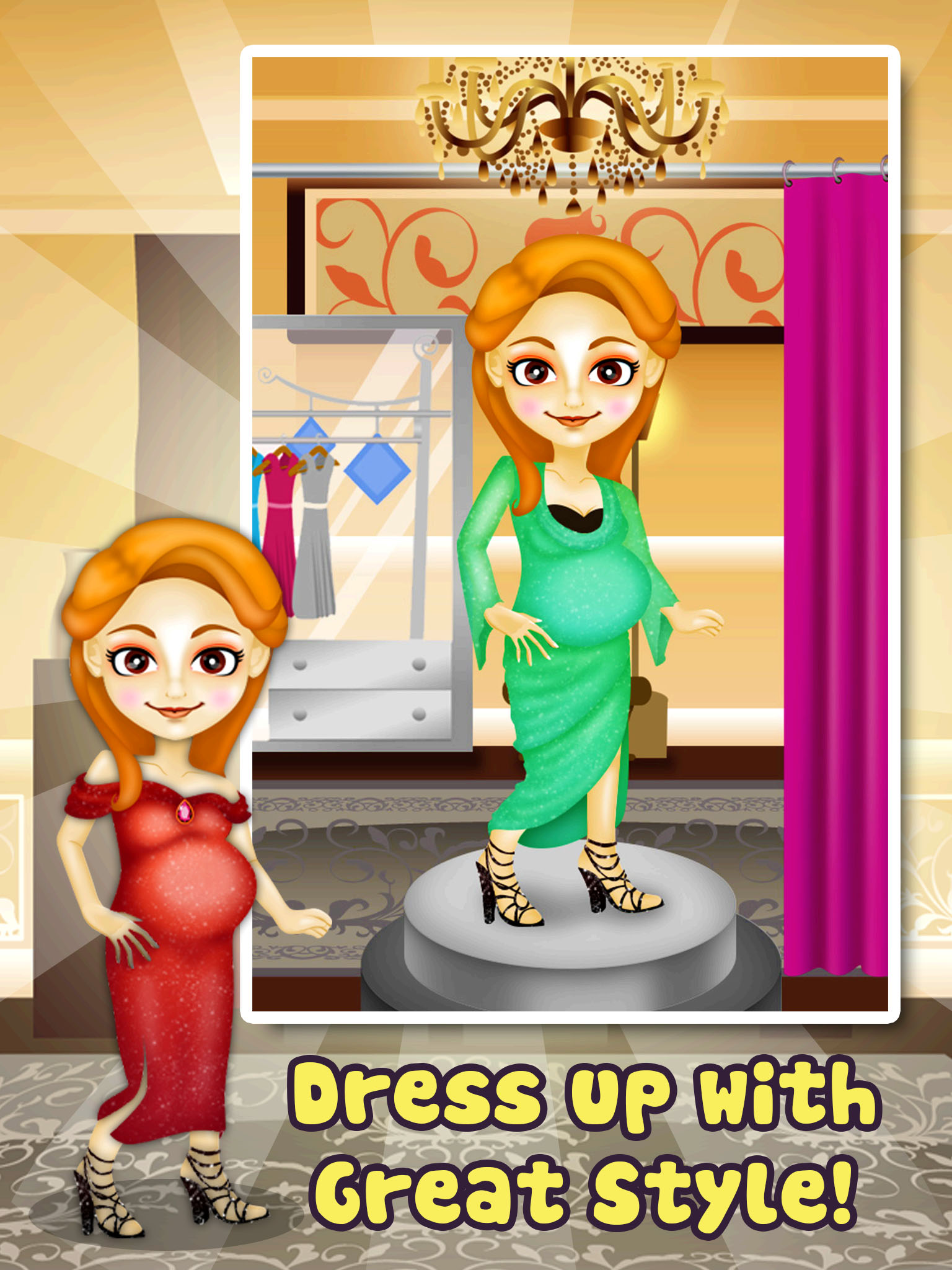 Mommy's Salon Spa Makeover - little nail & make-up hair games for kids!