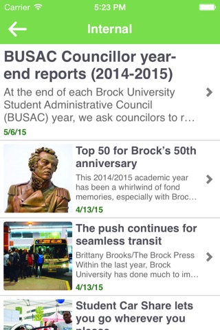 The Brock Press Mobile screenshot 3