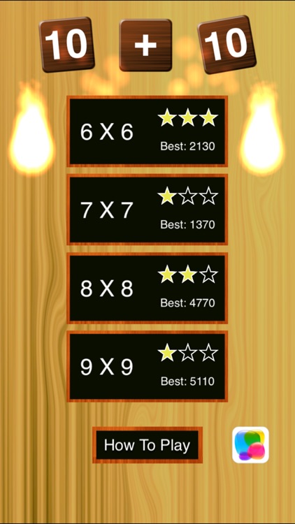 10+10 - multiple ten puzzel game