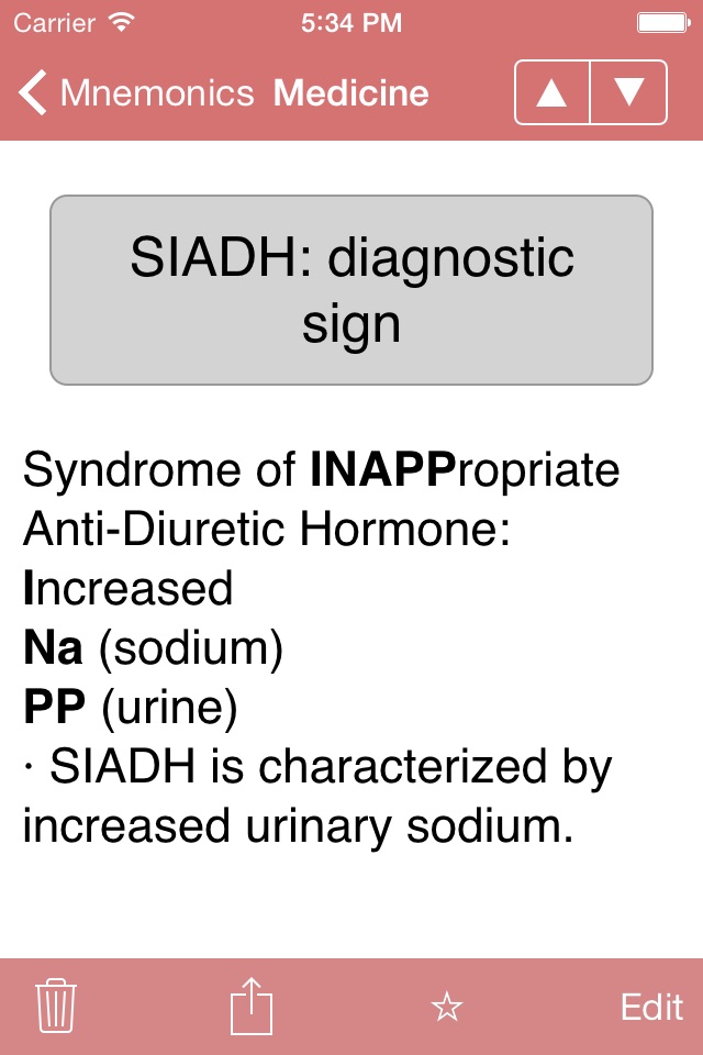 Med Mnemonics screenshot 4