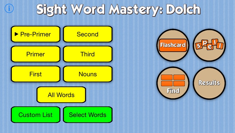 Sight Word Mastery: Dolch