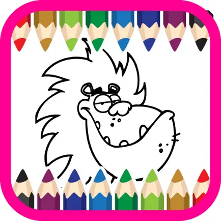 animal cartoon coloring book for kids 3 Cheats