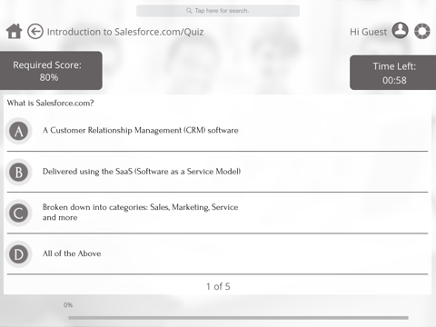 Simple N Easy on the go learning app for Salesforce and LinkedIn iPad screenshot 4 - Education app