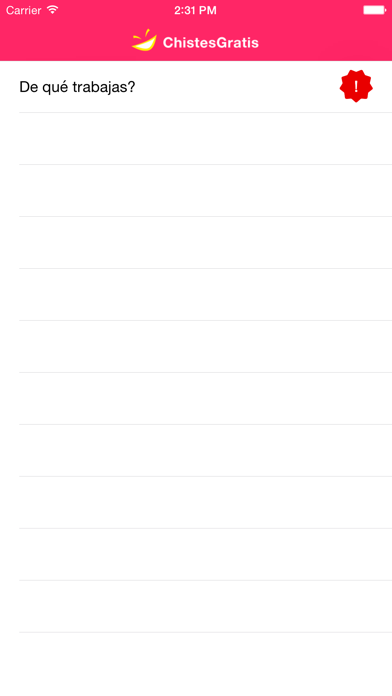 Screenshot #1 pour Chistes Gratis