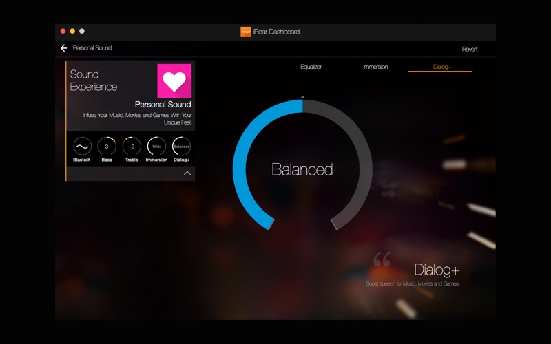 iRoar Dashboard screenshot