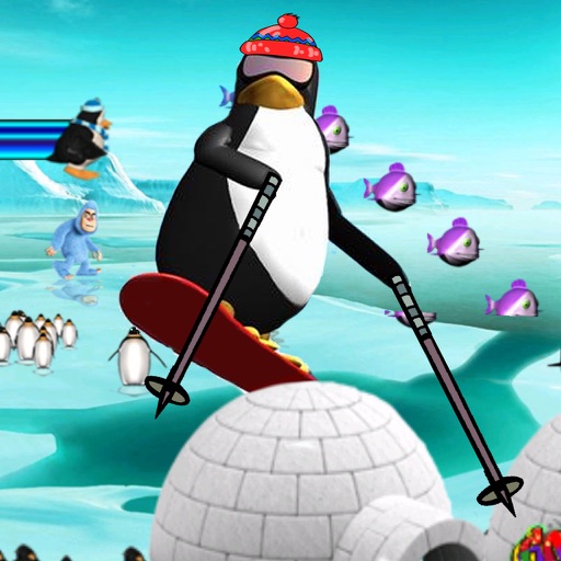 Super Penguin Ice Jump Icon