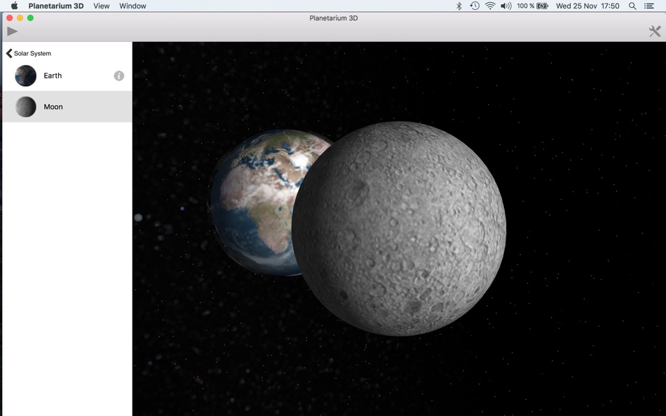 #2. Planetarium 3D (macOS) 由: Solueman Hussain