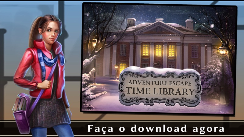 Aventura de escapar: Biblioteca do Tempo (Quartos, Portas e Pisos misteriosos e clique História de viagem ao tempo!) screenshot 5