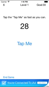 Tap Me screenshot #3 for iPhone