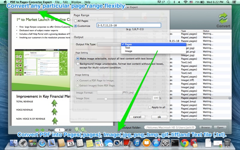 Screenshot #2 pour PDF to Pages Converter Expert