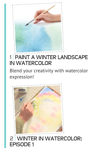 Paint a Winter Landscape in Watercolor screenshot 2