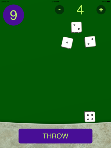 Screenshot #4 pour Simple Dice 3D