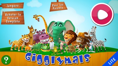 Screenshot #1 pour Gigglymals Lite - Funny Animal Interactions for iPhone