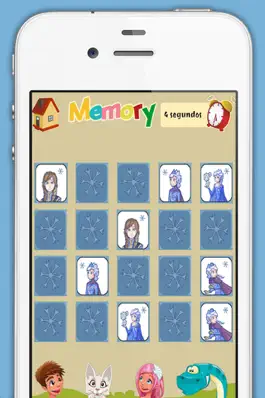 Game screenshot Memory game for girls: Ice Princess - learning game for girls mod apk