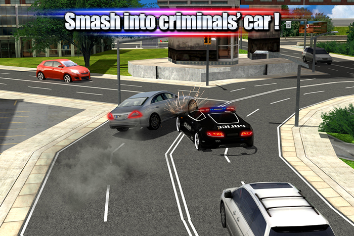 Crime Town Police Car Driver