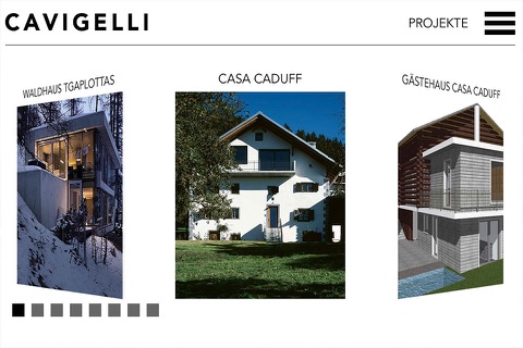 CAVIGELLI dipl. architekten eth/sia ag screenshot 3