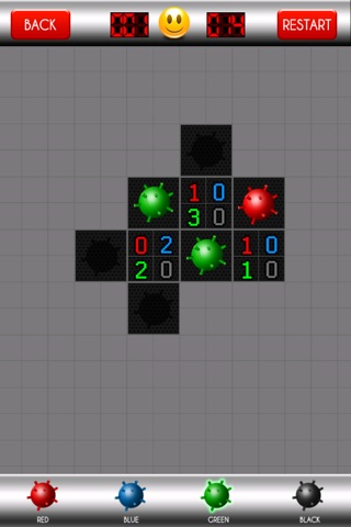 MineSweeper - 4 Colored Bombs Logic screenshot 3