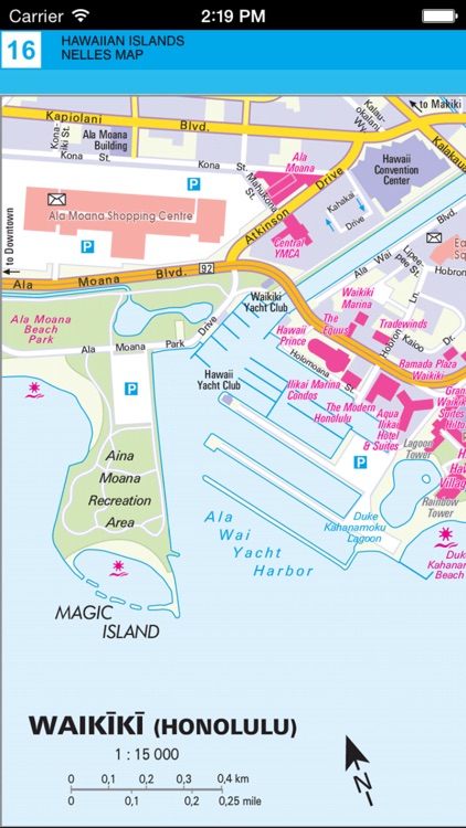 Hawaiian islands. Tourist map screenshot-4