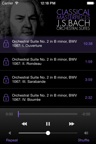 Bach: Orchestral Suites screenshot 2