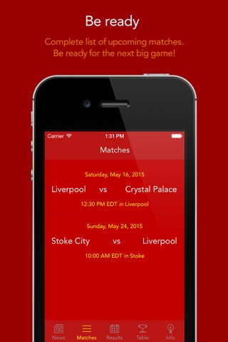 Go Sports! for Liverpool — News, rumors, matches, results & stats! screenshot 2