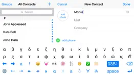 unik - unicode & navigation keyboard extension iphone screenshot 3