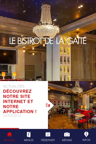 Bistrot de la Gaité - restaurant Paris screenshot 2