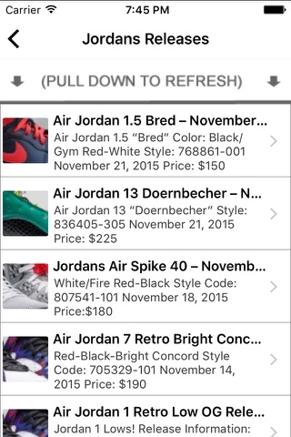Jordans Out - Release Dates 21 screenshot 4