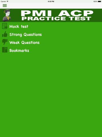 PMI ACP PRACTICE iPad screenshot